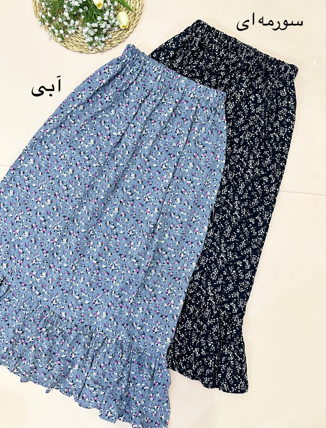 دامن-نخی-چیندار